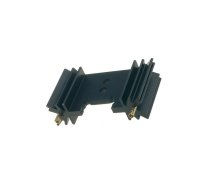 Heatsink: extruded; TO220,TO3P; black; L: 25.4mm; W: 45mm; H: 12.7mm | SK409-25STS  | SK409/25,4/STS