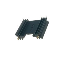 Heatsink: extruded; TO220,TO3P; black; L: 38.1mm; W: 45mm; H: 12.7mm | SK409-38STS  | SK409/38,1/STS