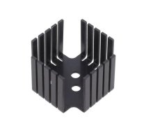 Heatsink: extruded; U; TO3; black; L: 45.2mm; W: 45.2mm; H: 31mm | ATS-PCBT1088  | ATS-PCBT1088