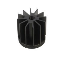 Heatsink; LED; W: 45mm; H: 38mm; black; Shape: round; STAR LED | ATSEU-077D-C2-R0