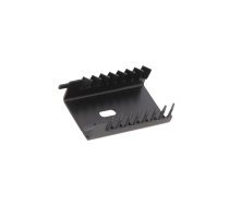 Heatsink: moulded; TO220; black; L: 12.7mm; W: 30mm; H: 45mm; 13K/W | FI307/SE  | FI307/SE