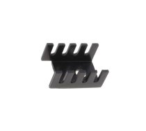 Heatsink: moulded; U; TO202,TO220; black; L: 19.05mm; W: 13.21mm | D02A  | D02A