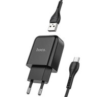 Hoco N2 Mobilo telefonu lādētājs 2.1A + Micro USB kabelis 1m | N2MICRO  | 6931474746139