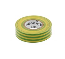 HOEGERT Izolācijas lente zaļi dzeltena PVC HT1P286 | HT1P286