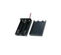 Holder; AAA,R3; Batt.no: 3; on panel; leads 150mm | KEYS2484  | 2484