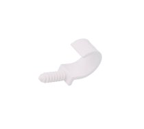 Holder; ØBundle : 28mm; white; Ømount.hole: 8mm; RING 28; Sockets: 1 | PW-H.7324  | H.7324 -AS