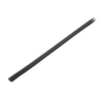 Hole and edge shield; PVC; L: 10m; black; H: 6mm; W: 4mm; -30÷70°C | EP-0.5/BK  | OKB-0,5 BLACK