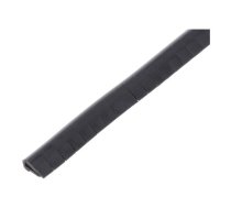 Hole and edge shield; PVC; L: 10m; black; H: 8mm; W: 4.5mm; -30÷70°C | EPC-1/BK  | OKB-N-1 BLACK