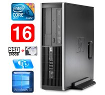 HP 8100 Elite SFF i5-650 16GB 240SSD+1TB DVD WIN10 | HP 8100 Elite SFF i5-650 16GB 240SSD+1TB DVD WIN10  | EAN411505326 | RW5326