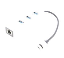 Hub USB; RJ45 socket,USB A socket x3,USB A plug; USB 3.1; PnP | SAVAK-58  | SAVAK-58