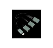 Hub USB; USB A socket x3,USB C plug; USB 2.0,USB 3.2 Gen 1; PnP | UA0315 | UA0315