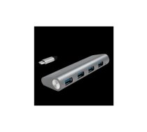 Hub USB; USB A socket x4,USB C plug; USB 3.1 Gen 1; PnP; 5Gbps | UA0309 | UA0309