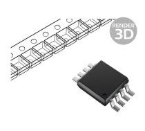 IC: D/A converter; 10bit; Ch: 1; 2.7÷5.5V; MSOP8; -40÷125°C | MCP4911-E/MS  | MCP4911-E/MS