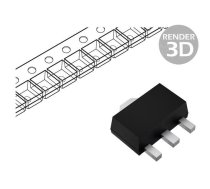 IC: voltage regulator; linear,fixed; 5V; 0.1A; SOT89; SMD; -40÷85°C | LDI75L05UA-DIO  | LDI75L05UA