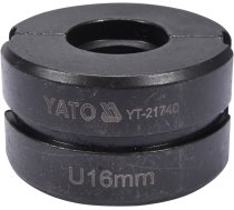Ieliktnis presstangām, U-16 mm | YT-21740 | 5906083217401