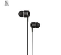 iKAKU KSC-380 Universālas Vieglas HiFi In-Ear Austiņas 3.5mm ar Mikrofonu 1.2m Melnas | KSC-380-BK  | 6921042114040 | KSC-380-BK