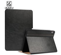 iKaku Plain Eco-Leather Moderns Planšetdatra maks ar stendu Huawei Honor 5 / MadiaPad T5 10.1'' Melns | IK-PL-HMPT5-BK  | 4752128057065 | IK-PL-HMPT5-BK