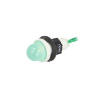 Indicator: LED; prominent; green; 230VAC; Ø13mm; cables; 300mm | LG-D16H-230AC | LG-D16H-230AC