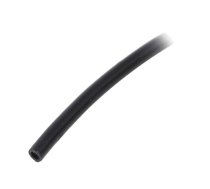 Insulating tube; PVC; black; -20÷125°C; Øint: 1mm; L: 10m; UL94V-0 | PVC125-1-BK-10  | PVC125-1-BK-10