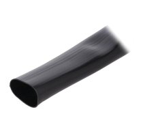Insulating tube; PVC; black; -20÷125°C; Øint: 22mm; L: 10m; UL94V-0 | PVC125-22-BK-10  | PVC125-22-BK-10