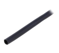 Insulating tube; PVC; black; -20÷125°C; Øint: 3.5mm; L: 10m; UL94V-0 | PVC125-3.5-BK-10  | PVC125-3.5-BK-10