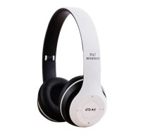 iWear BITS Trokšņu izolējošas Bluetooth 5.0 Bezvadu Stereo Austiņas ar FM Radio / MP3 Mico SD and Zvana funkciju Baltas | IWEA-BIT-WH  | 4752128065589