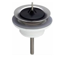 Izplūde izlietnei ar korķi 1 1/4'' x 55mm balta | 871847 | 4015211111847