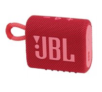 Akcija! JBL ūdensizturīga portatīvā skanda JBL Go, sarkans | JBLGO3RED  | 6925281975639