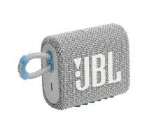 JBL ūdensizturīga portatīvā skanda JBL Go 3 ECO, balta (JBLGO3ECOWHT) | JBLGO3ECOWHT  | 6925281969003 | JBLGO3ECOWHT