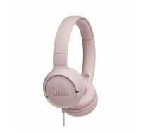 Akcija! JBL on-ear austiņas ar mikrofonu , rozā | JBLT500PIK  | 6925281945144