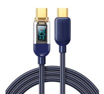 Joyroom USB C - USB C 100W cable for fast charging and data transfer 1.2 m blue (S-CC100A4) | S-CC100A4 1.2m CBL  | 6956116725839 | 044963