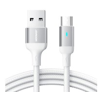 Joyroom USB cable - micro USB 2.4A for fast charging and data transfer 2 m white (S-UM018A10) (S-UM018A102W) | S-UM018A10 2m MW  | 6956116769215 | 044765
