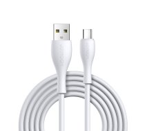 Joyroom USB - USB Type C cable 3 A 1 m white (S-1030M8) | Joyroom S-1030M8 Type-C data cable 1M white  | 6941237136572 | Joyroom S-1030M8 Type-C data cable 1M white