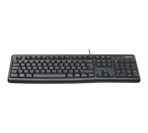 K120 Corded Keyboard, wired, USB, QWERTZ, black | 920-002491 | 5099206020757 | 2227225