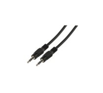 Kabelis 3.5mm uz 3.5mm stereo spraudnis 0.5m | 3.5SMx3.5SM/0.5 | 4040849511417