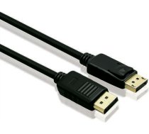 Kabelis Displayport DP-DP, M/M, black, 1 m, Standard | S3685 | 7630049686199 | S3685