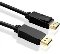 Kabelis DisplayPort v1.4, DP-DP, melns, 2.0m, Standard | S3696 | 7630049686236 | S3696