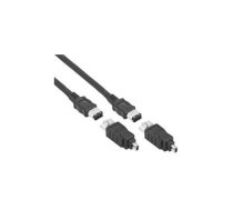 Kabelis FIRE WIRE 6M/6M+2adapters6F/4M (EDN84081) | EDN84081