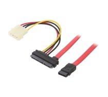 Kabelis Gembird Serial ATA III Data and Power Combo Cable | CC-SATA-C1  | 8716309054041 | CC-SATA-C1