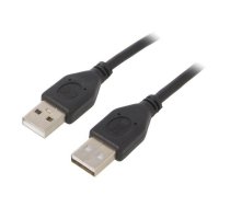 kabelis Gembird USB Male - USB Male 1.8m melns | CCP-USB2-AMAM-6 | 8716309090278 | 85444290