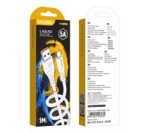 KAKUSIGA KSC-803 USB-A -> USB-C uzlādes kabelis 30W | 5A | 100 cm balts | KSC803UCWH  | 6921042126432 | KSC803UCWH