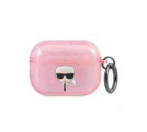 Karl Lagerfeld case for AirPods Pro KLAPUKHGP pink Glitter Karl`s Head (KLAPUKHGP) | KLAPUKHGP  | 3666339030322 | KLAPUKHGP