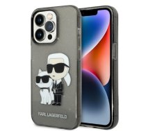 Karl Lagerfeld IML Glitter Karl and Choupette NFT Case for iPhone 14 Pro Max Black | KLHCP14XHNKCTGK  | 3666339087234 | KLHCP14XHNKCTGK