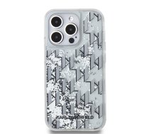 Karl Lagerfeld Liquid Glitter Monogram Gradient Case for iPhone 14 Pro Max White | KLHCP14XLKLGKCCH  | 3666339256272 | KLHCP14XLKLGKCCH