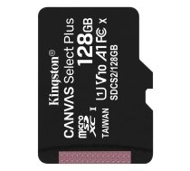 Kingston memory card 128GB microSDXC Canvas Select Plus cl. 10 UHS-I 100 MB|s | SDCS2/128GBSP  | 0740617299076 | SDCS2/128GBSP