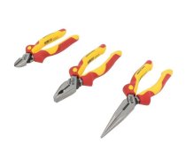 Kit: pliers; cutting,insulated,flat,universal; 1kVAC; 3pcs. | WIHA.38637  | 38637