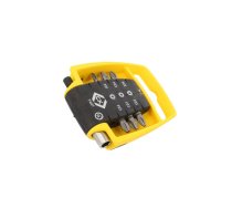 Kit: screwdriver bits; Pozidriv®; 25mm; Size: PZ1,PZ2,PZ3; 7pcs. | CK-T4517  | T4517