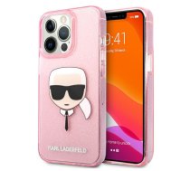 KLHCP13XKHTUGLP Karl Lagerfeld TPU Full Glitter Karl Head Case for iPhone 13 Pro Max Pink | KLHCP13XKHTUGLP  | 3666339027568 | KLHCP13XKHTUGLP