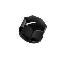 Knob; with pointer; bakelite; Øshaft: 6.35mm; Ø19x12.7mm; black | PN-40B  | PN-40B