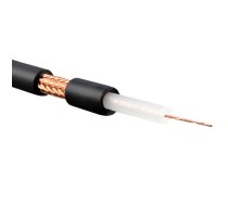 Koaksiālais kabelis videonovērošanas sistēmām RG-59 melns (003944) | 003944